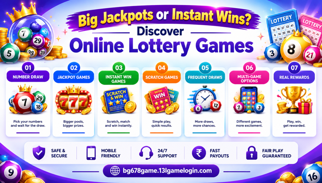 Big Jackpots or Instant Wins? Discover Online Lottery Games